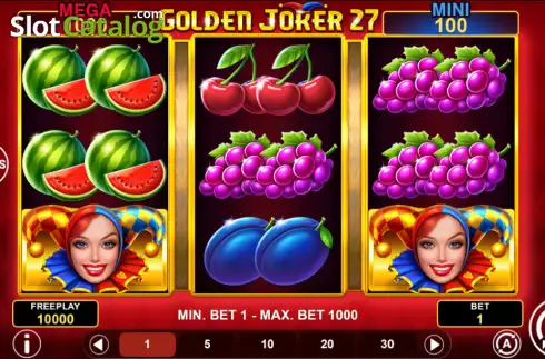 Οθόνη2. Golden Joker 27 Hold and Win Κουλοχέρης