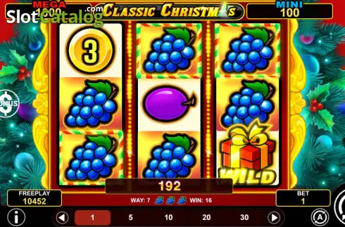 Οθόνη2. Classic Christmas Hold & Win Κουλοχέρης