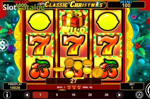 Οθόνη3. Classic Christmas Hold & Win Κουλοχέρης