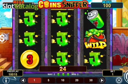Οθόνη3. Coins Sniffer Hold & Win Κουλοχέρης