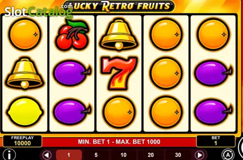 Οθόνη2. Lucky Retro Fruits Κουλοχέρης