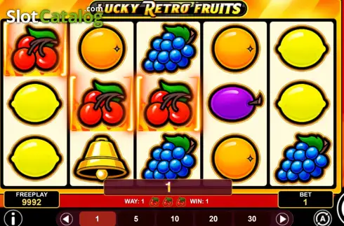 Οθόνη3. Lucky Retro Fruits Κουλοχέρης