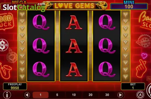 Οθόνη2. Love Gems Hold and Win Κουλοχέρης