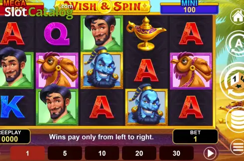 Οθόνη2. Wish And Spin Hold And Win Κουλοχέρης