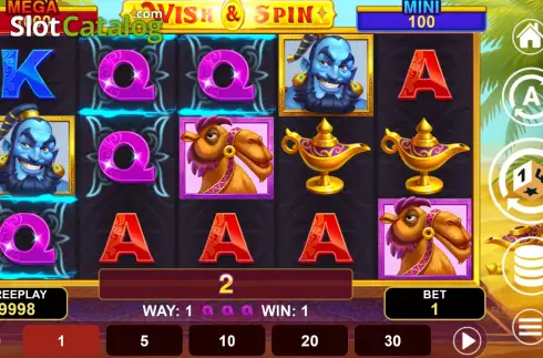 Οθόνη3. Wish And Spin Hold And Win Κουλοχέρης