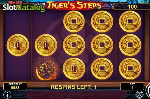 Οθόνη3. Tiger's Steps Hold & Win Κουλοχέρης