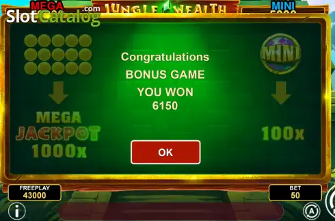 Οθόνη3. Jungle Wealth Hold And Win Κουλοχέρης