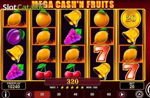 Οθόνη3. Mega Cash'n Fruits Κουλοχέρης
