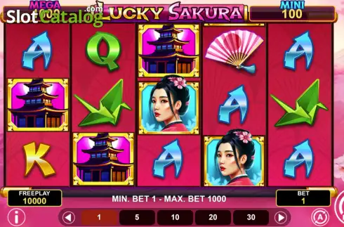 Οθόνη2. Lucky Sakura Hold & Win Κουλοχέρης