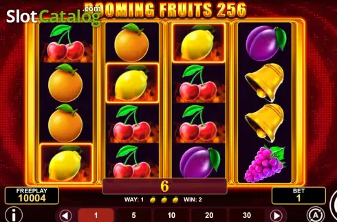 Οθόνη3. Booming Fruits 256 Κουλοχέρης
