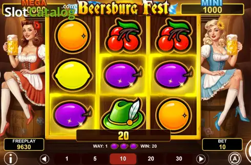 Οθόνη3. Beersburg Fest Hold & Win Κουλοχέρης