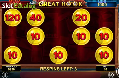 Οθόνη3. Great Hook Hold & Win Κουλοχέρης