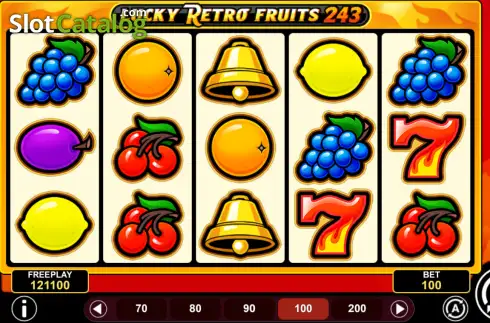 Οθόνη2. Lucky Retro Fruits 243 Κουλοχέρης 