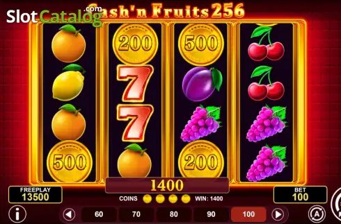 Οθόνη3. Cash'n Fruits 256 Κουλοχέρης 