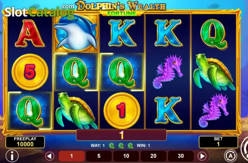 Οθόνη3. Dolphin's Wealth Fortune Κουλοχέρης