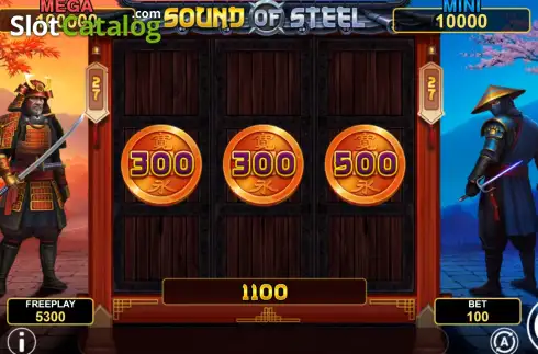 Οθόνη3. Sound of Steel Hold & Win Κουλοχέρης