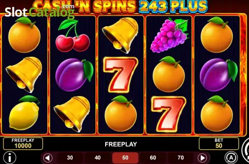Οθόνη2. Cash'n Spins 243 Plus Κουλοχέρης