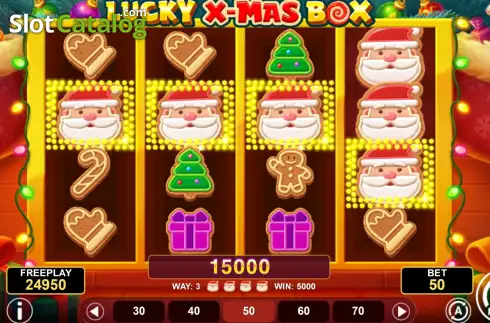 Οθόνη3. Lucky Xmas Box Κουλοχέρης