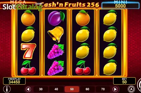 Οθόνη2. Cash'n Fruits 256 Hold & Win Κουλοχέρης