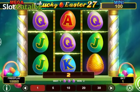 Οθόνη3. Lucky Easter 27 Hold & Win Κουλοχέρης 