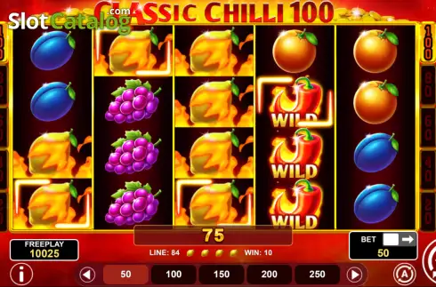 Οθόνη3. Classic Chilli 100 Κουλοχέρης 