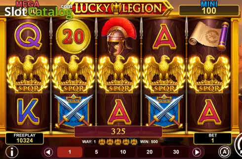 Οθόνη3. Lucky Legion Hold & Win Κουλοχέρης