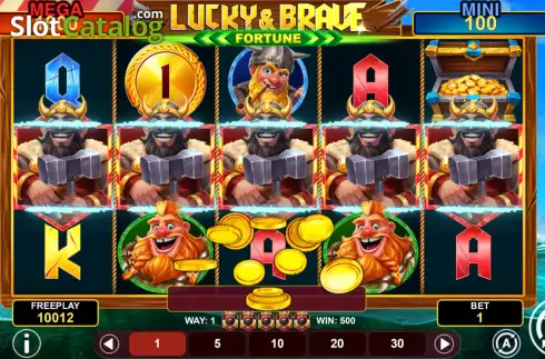 Οθόνη3. Lucky & Brave Fortune Κουλοχέρης 