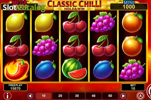 Οθόνη2. Classic Chilli Hold & Win Κουλοχέρης 