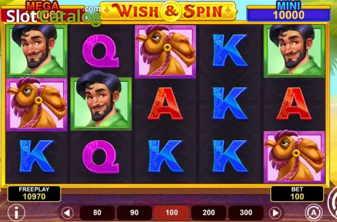 Οθόνη2. Wish & Spin Fortune Κουλοχέρης 