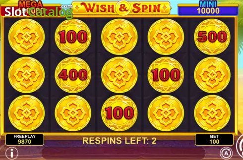 Οθόνη3. Wish & Spin Fortune Κουλοχέρης 