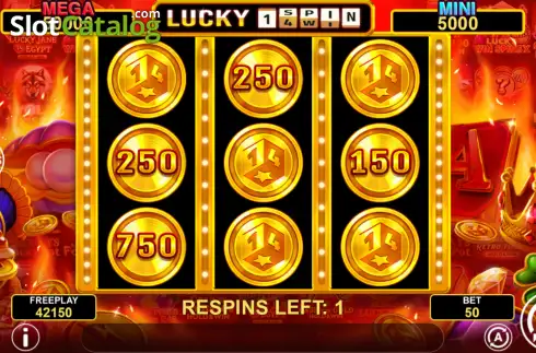 Οθόνη3. Lucky 1spin4win Hold & Win Κουλοχέρης 