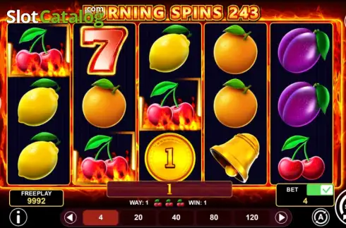 Οθόνη3. Burning Spins 243 Κουλοχέρης