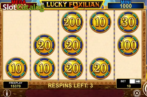 Οθόνη3. Lucky Foxilian Κουλοχέρης