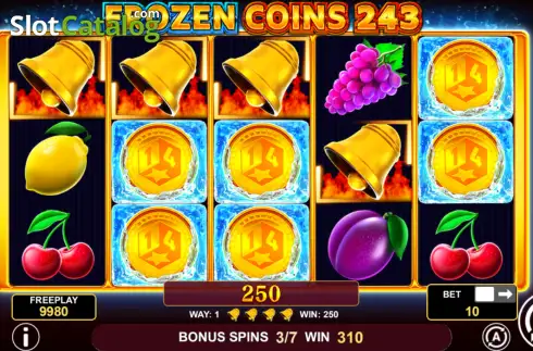 Οθόνη2. Frozen Coins 243 Κουλοχέρης