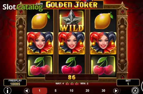 Οθόνη3. Golden Joker Halloween Κουλοχέρης 