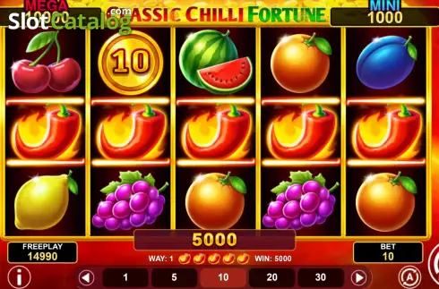 Οθόνη3. Classic Chilli Fortune Κουλοχέρης