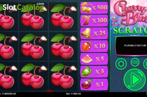 Οθόνη2. Cherry Blast Scratch Κουλοχέρης 