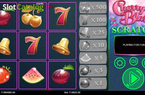 Οθόνη4. Cherry Blast Scratch Κουλοχέρης 