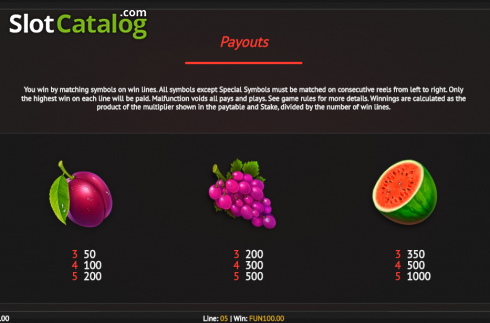 Οθόνη6. Reel Fruits! Κουλοχέρης