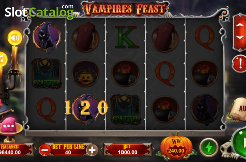 Οθόνη4. Vampires Feast (TPG) Κουλοχέρης