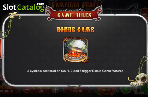 Οθόνη7. Vampires Feast (TPG) Κουλοχέρης
