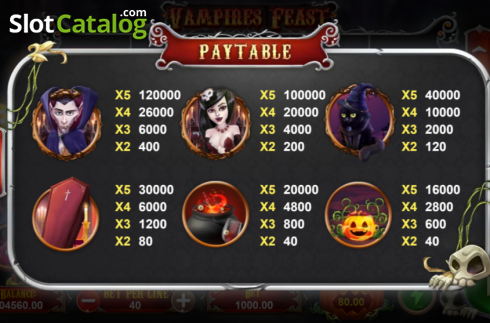 Οθόνη8. Vampires Feast (TPG) Κουλοχέρης
