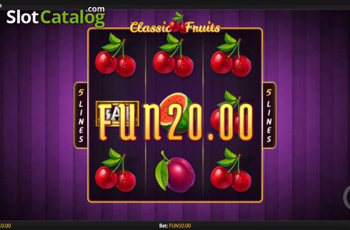 Οθόνη3. Classic Fruits Κουλοχέρης