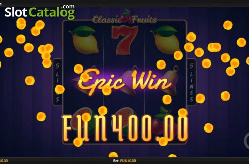 Οθόνη5. Classic Fruits Κουλοχέρης