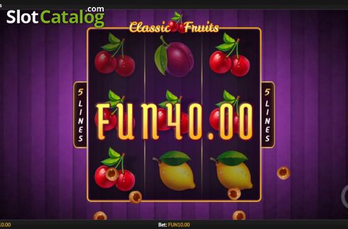 Οθόνη7. Classic Fruits Κουλοχέρης