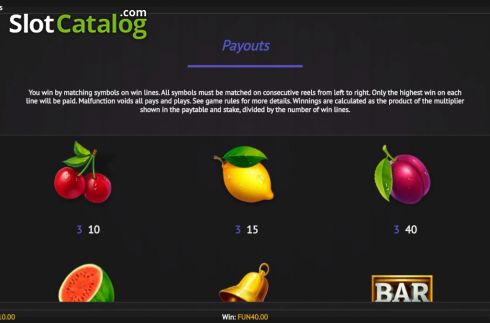 Οθόνη8. Classic Fruits Κουλοχέρης