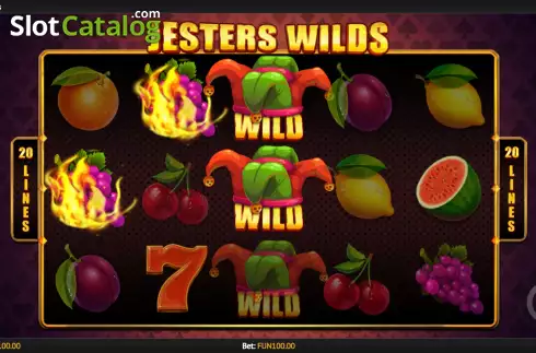 Οθόνη3. Jesters Wilds Κουλοχέρης