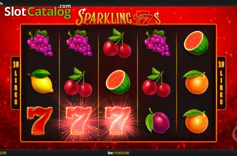 Οθόνη7. Sparkling 777s Κουλοχέρης