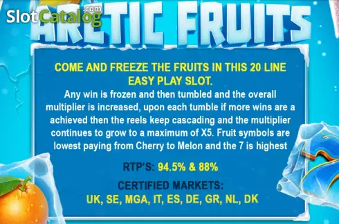 Οθόνη3. Arctic Fruits Κουλοχέρης
