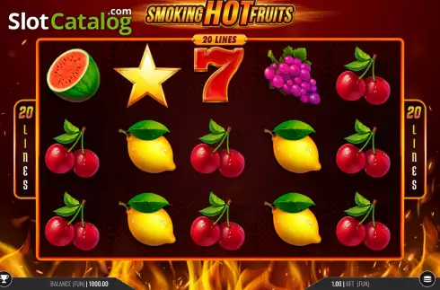 Οθόνη2. Smoking Hot Fruits 20 Κουλοχέρης
